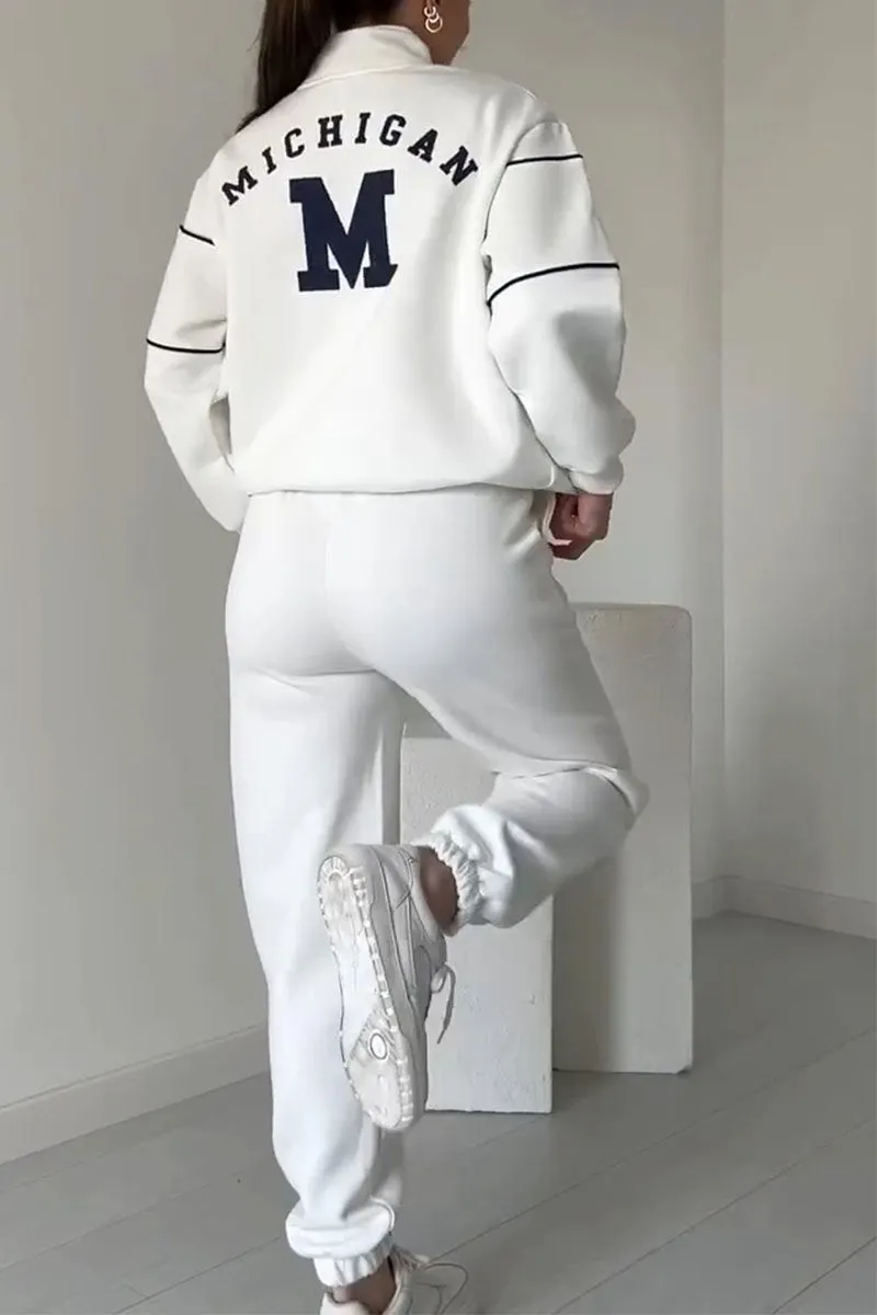 Janine - Casual twee-delig dames set met lange mouwen