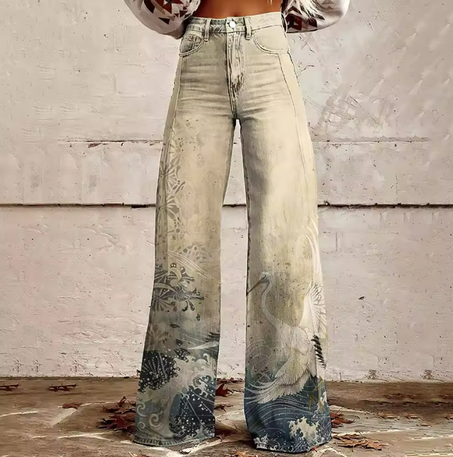Ondata | Boho Pantalon met Japanse Inspiratie