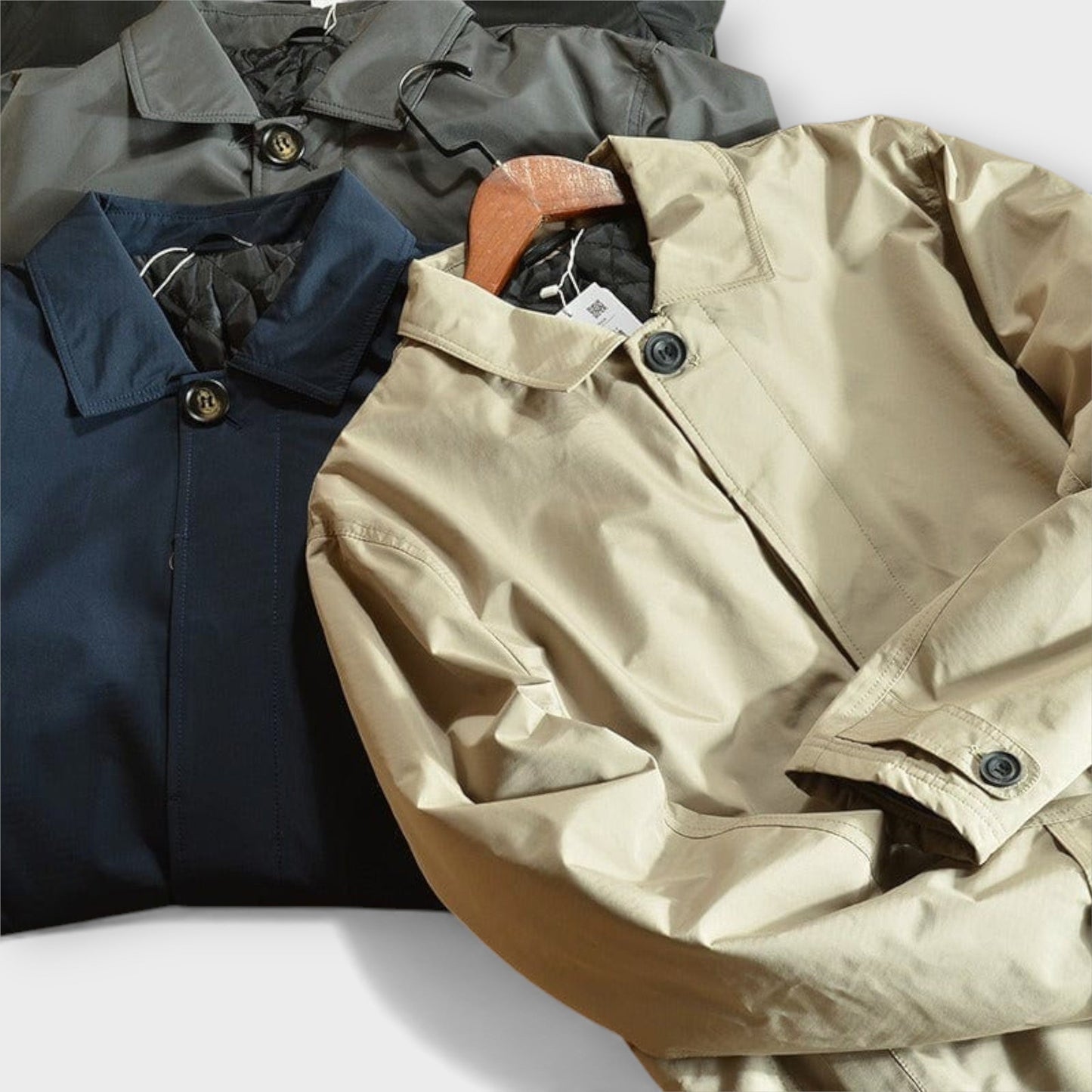 NOVALI® | Stijlvolle heren trenchcoat
