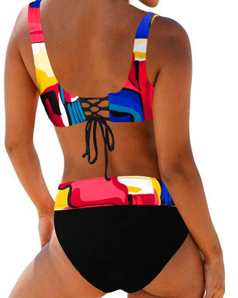 Eliana | Kleurrijke en Elegante Bikini