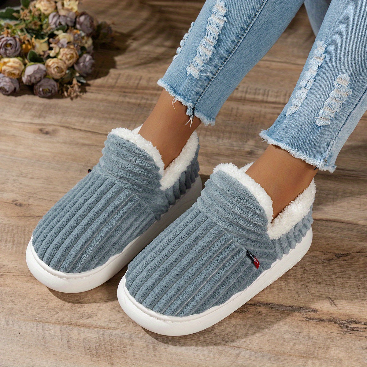 NINA | Warme Huisschoenen voor Direct Comfort en Ontspannen Gezelligheid