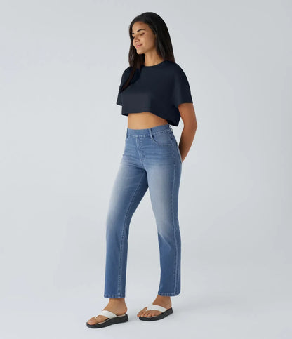 RAFFAELLA | Hoge Taille Ultra Comfortabele Broek met Casual Chic Stijl