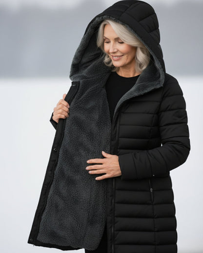 Clair | Pufferjas gevoerd met fleece