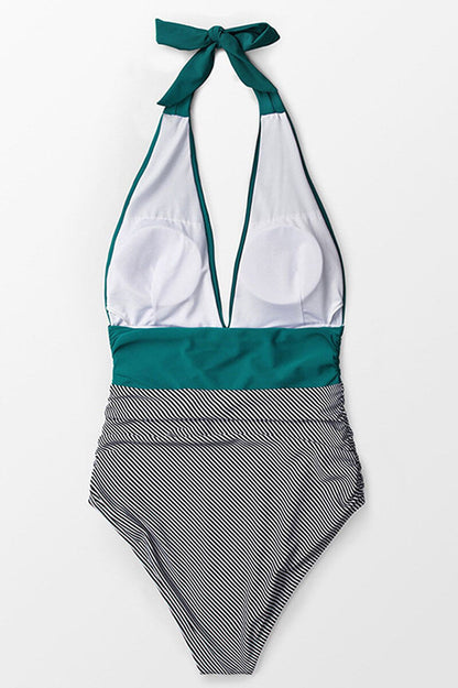 VIOLETTA | Corrigerend Badpak met Buste Ondersteuning en Elegant Bicolor Design