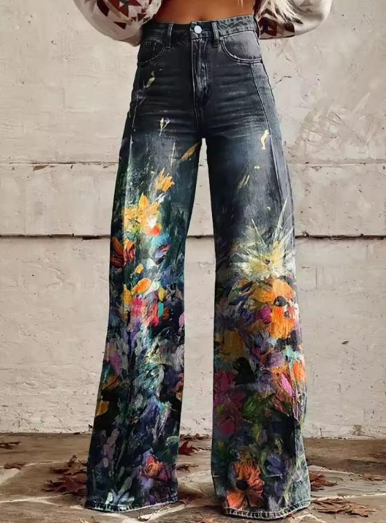 LORINA | Boho Chic Vloeiende en Comfortabele Broek
