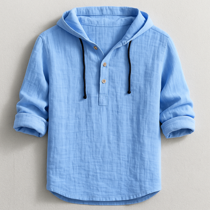 NOVALI® | Ademende Linnen Heren Shirt (Alleen vandaag 1+1 Gratis)