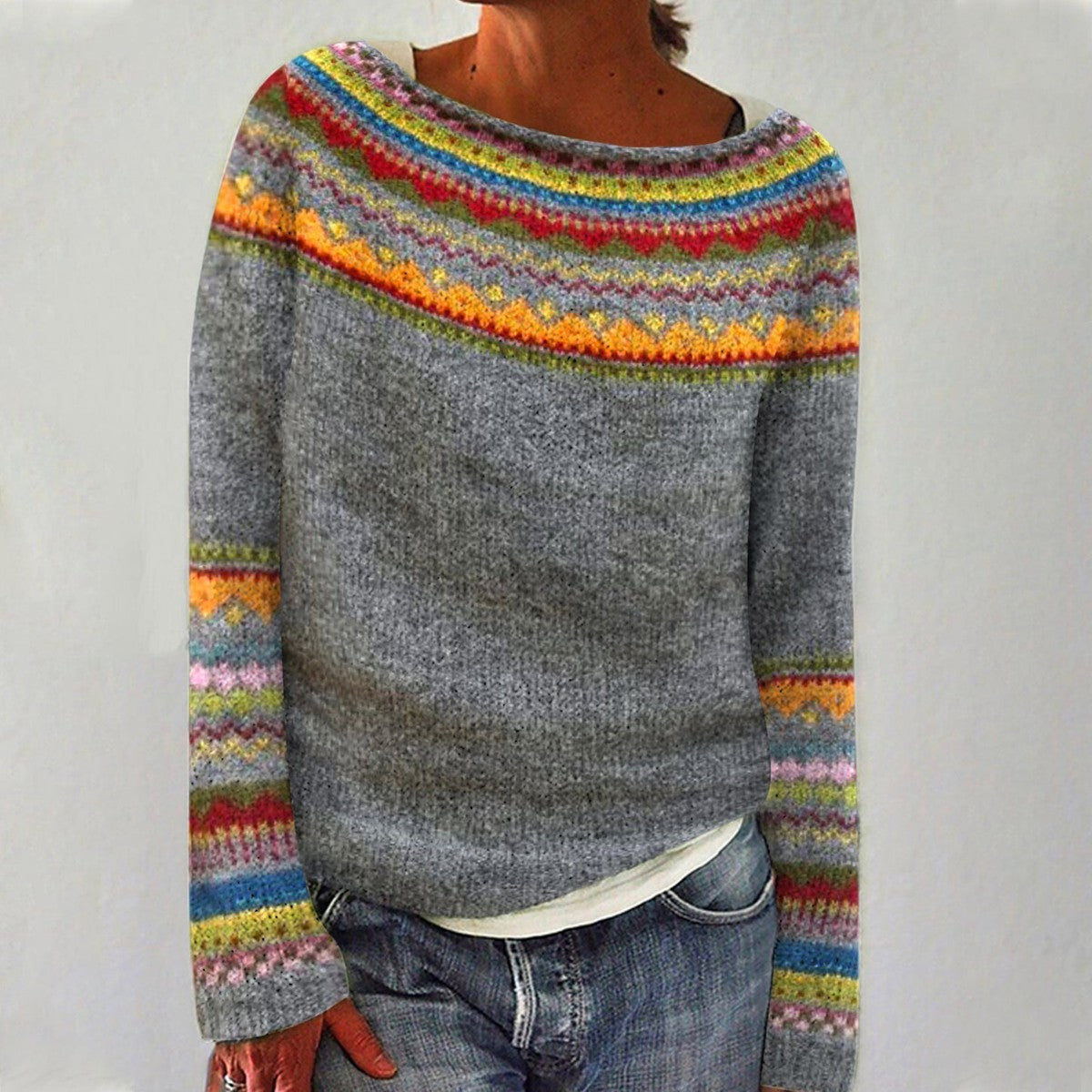 Emily™ - Retro Knus Sweater