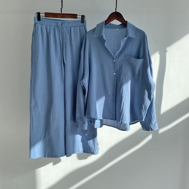 Yvonne™ | 2-delig Set - Blouse & wijde broek