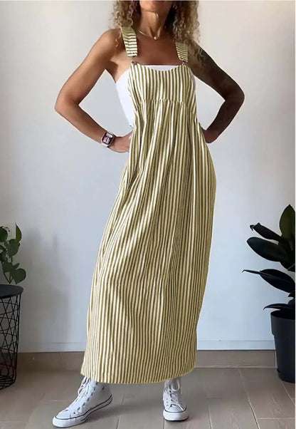Lena | Casual Gestreepte Jumpsuit-Jurk