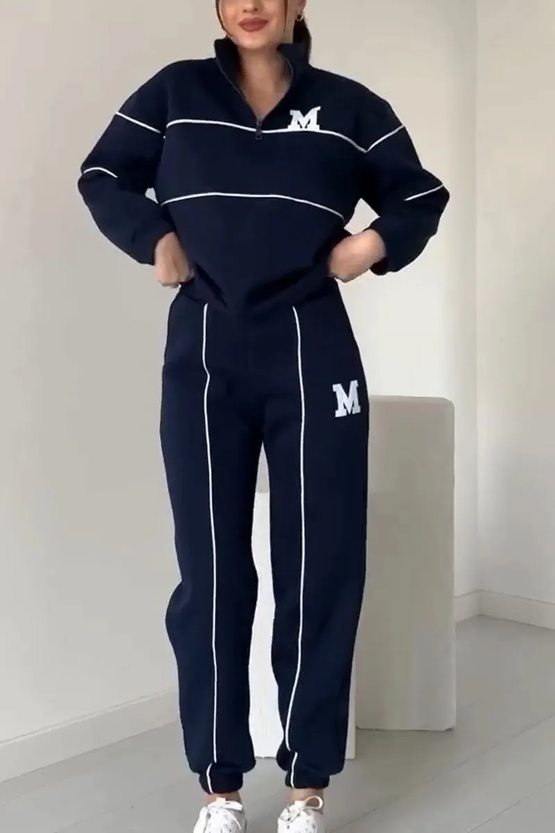 Janine - Casual twee-delig dames set met lange mouwen