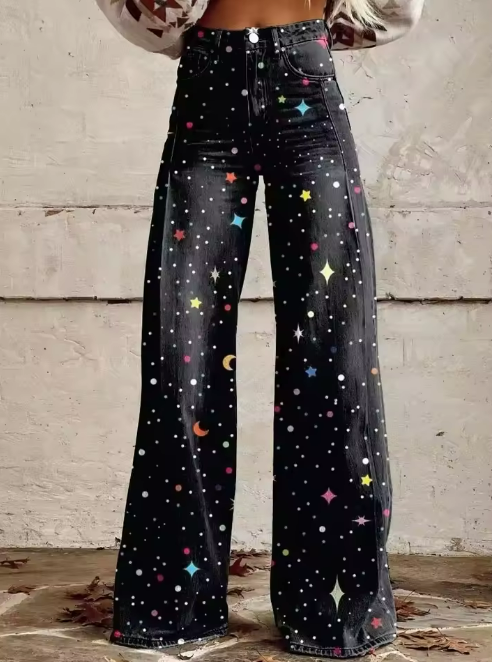 Stellare | Boho Broek Sterrenhemel Comfort & Chic