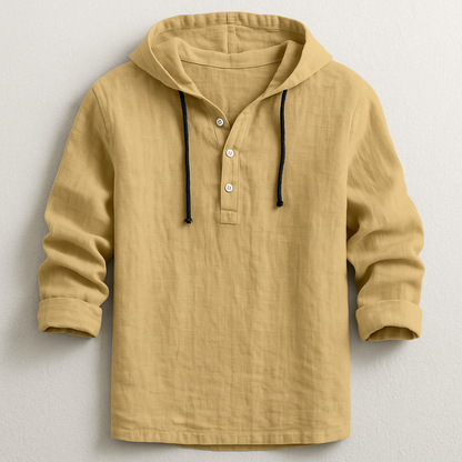 NOVALI® | Ademende Linnen Heren Shirt (Alleen vandaag 1+1 Gratis)