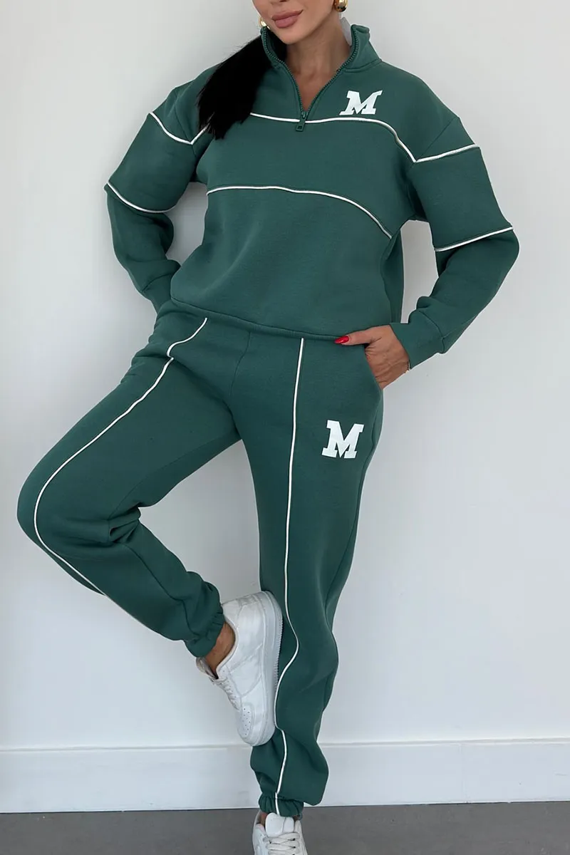 Janine - Casual twee-delig dames set met lange mouwen