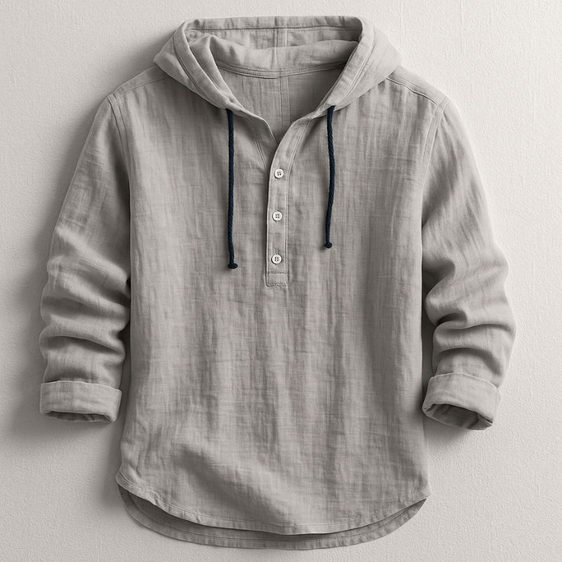 NOVALI® | Ademende Linnen Heren Shirt (Alleen vandaag 1+1 Gratis)