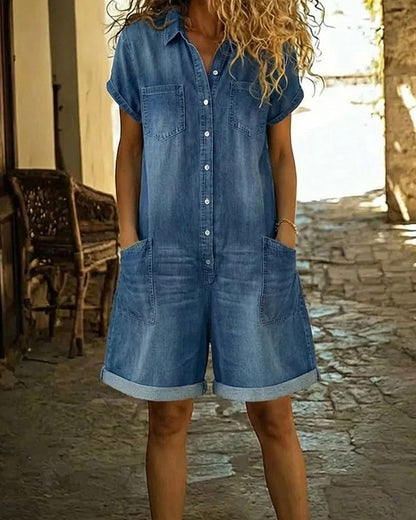 NOVALI® | Elegante denim jumpsuit