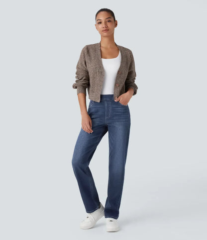 RAFFAELLA | Hoge Taille Ultra Comfortabele Broek met Casual Chic Stijl