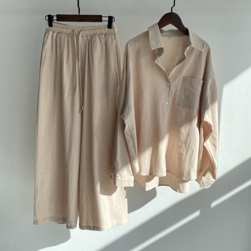 Yvonne™ | 2-delig Set - Blouse & wijde broek