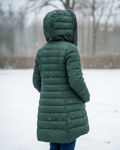 Clair | Pufferjas gevoerd met fleece