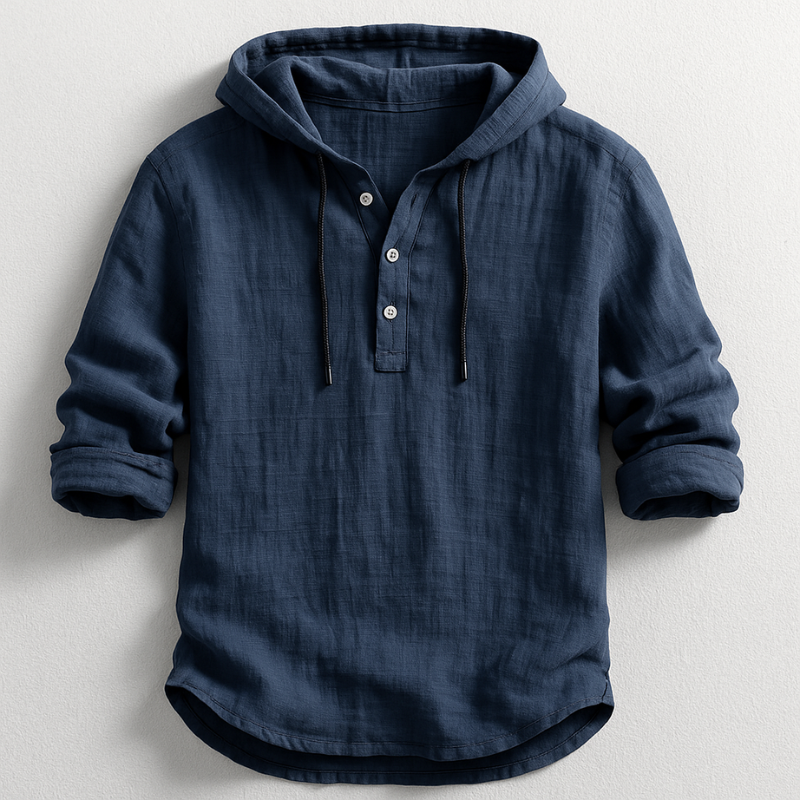NOVALI® | Ademende Linnen Heren Shirt (Alleen vandaag 1+1 Gratis)