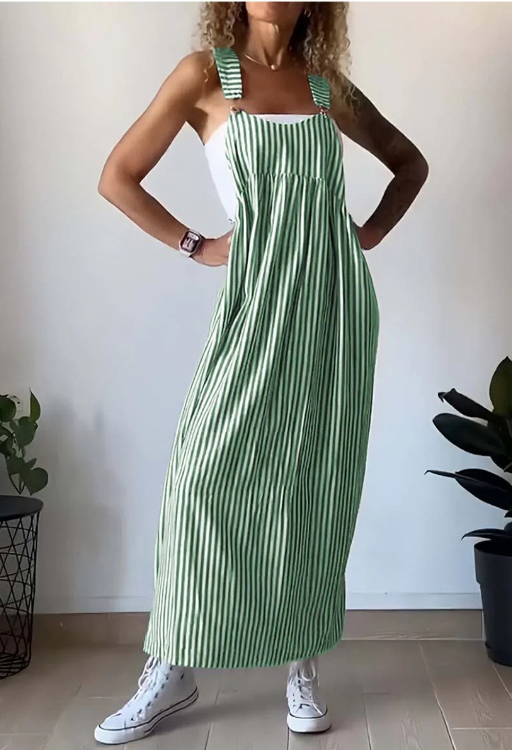 Lena | Casual Gestreepte Jumpsuit-Jurk