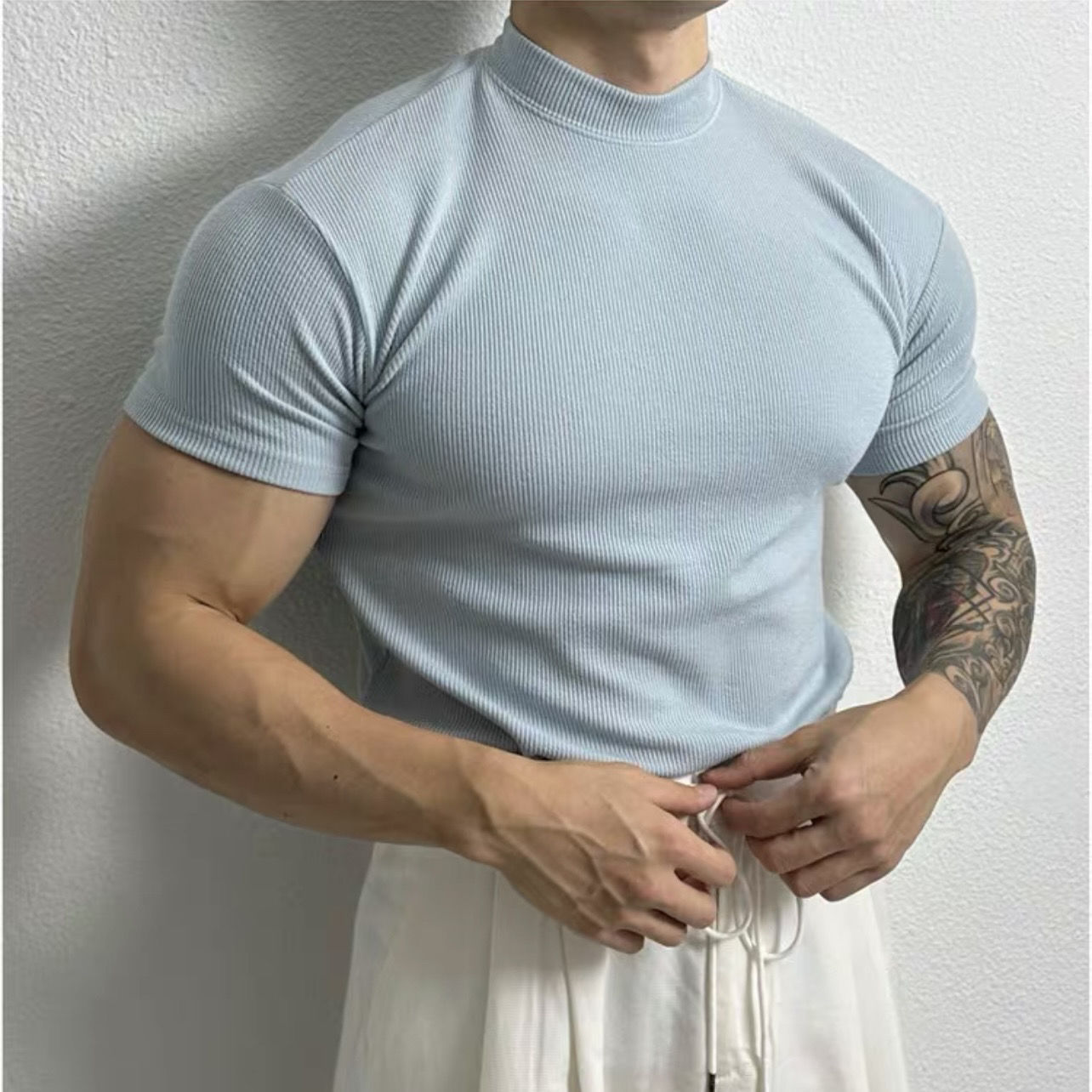 Heren Premium Slim Fit Overhemd