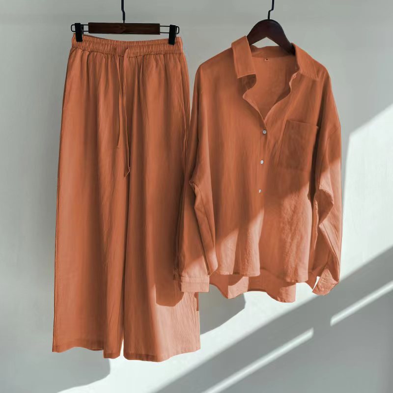 Yvonne™ | 2-delig Set - Blouse & wijde broek