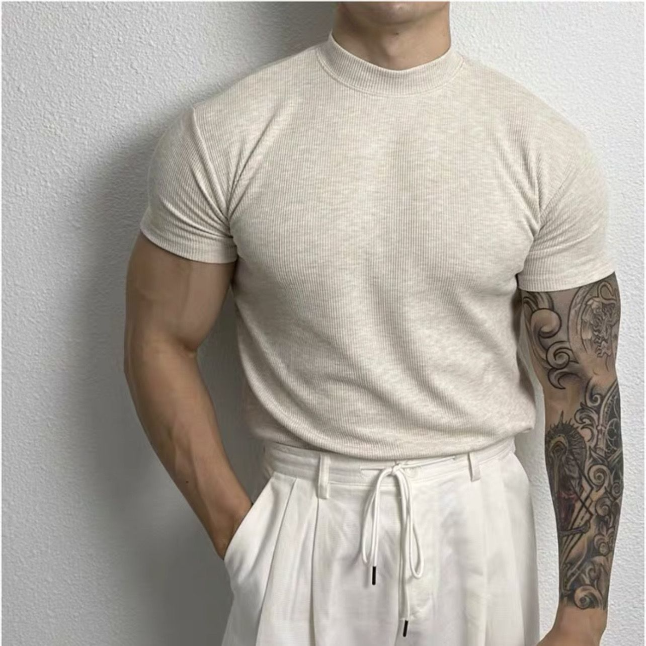 Heren Premium Slim Fit Overhemd