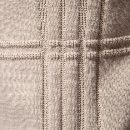 Bryson | Katoenen herentrui met streepdesign