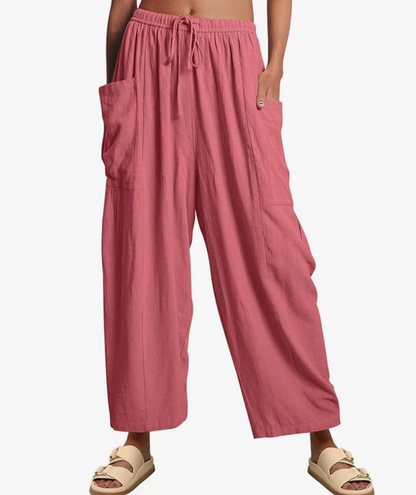 GABRIELLA | Zomerbroek met Wijde Pijpen voor Maximale Comfort en Elegante Dagstijl