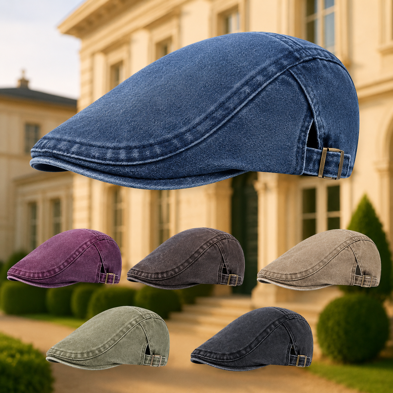NOVALI® | Stijlvolle Denim Flatcap (TIJDELIJK 1+1 GRATIS!)