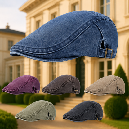NOVALI® | Stijlvolle Denim Flatcap (TIJDELIJK 1+1 GRATIS!)