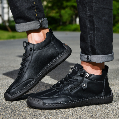 Christian™ | Nubuckleder Schoenen met Rits voor Mannen
