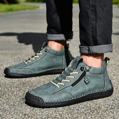 Christian™ | Nubuckleder Schoenen met Rits voor Mannen