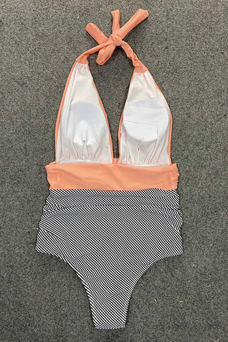 VIOLETTA | Corrigerend Badpak met Buste Ondersteuning en Elegant Bicolor Design