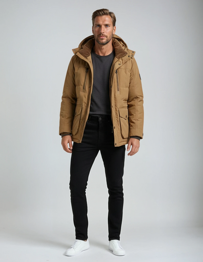 LORENZO | Gewatteerde Winterjas met Ultieme Warmte en Moderne Stijl