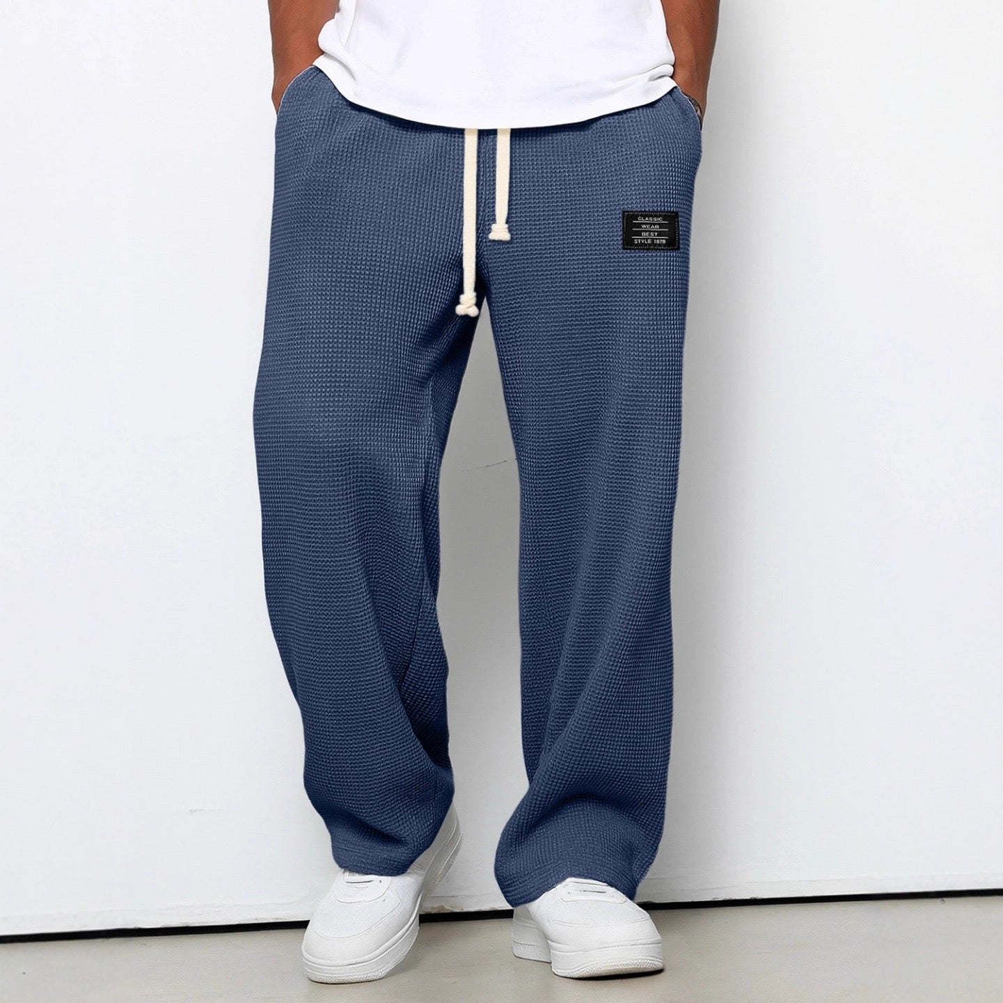 Samy | Wijde broek met verstelbare taille