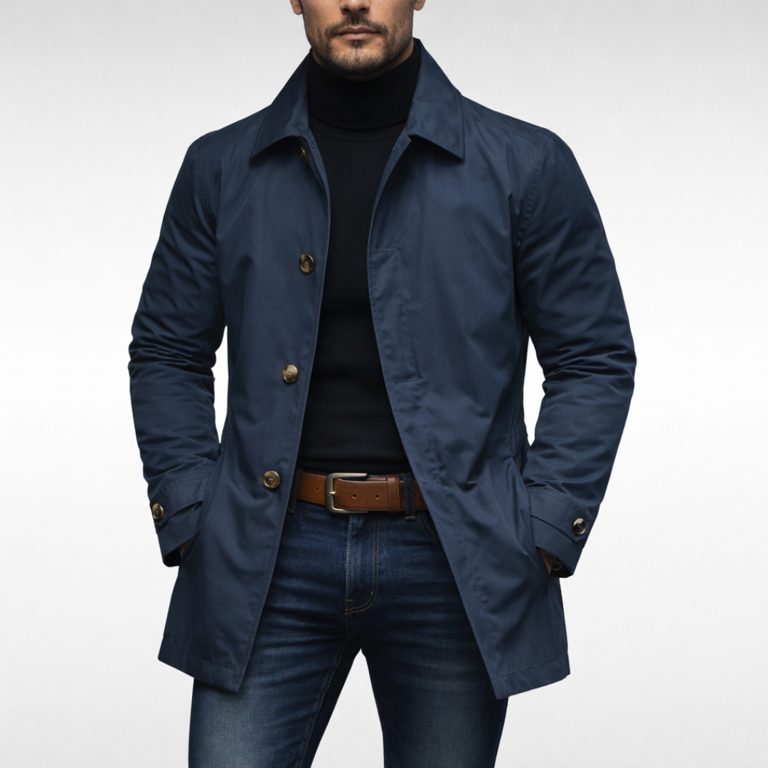 NOVALI® | Stijlvolle heren trenchcoat