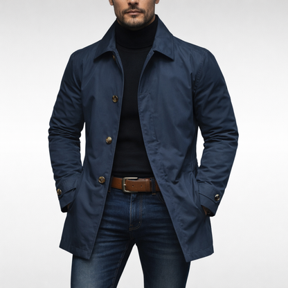NOVALI® | Stijlvolle heren trenchcoat