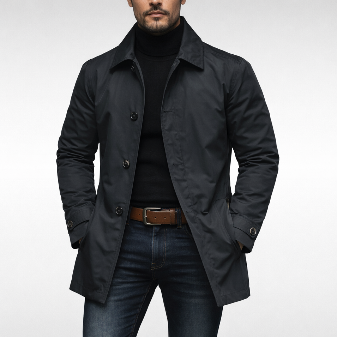 NOVALI® | Stijlvolle heren trenchcoat
