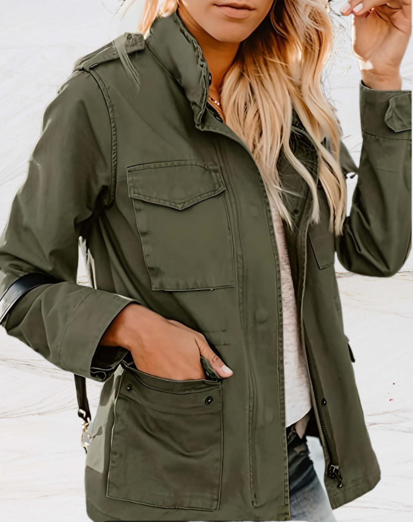 Thilde | Stijlvolle Casual Utility Jas