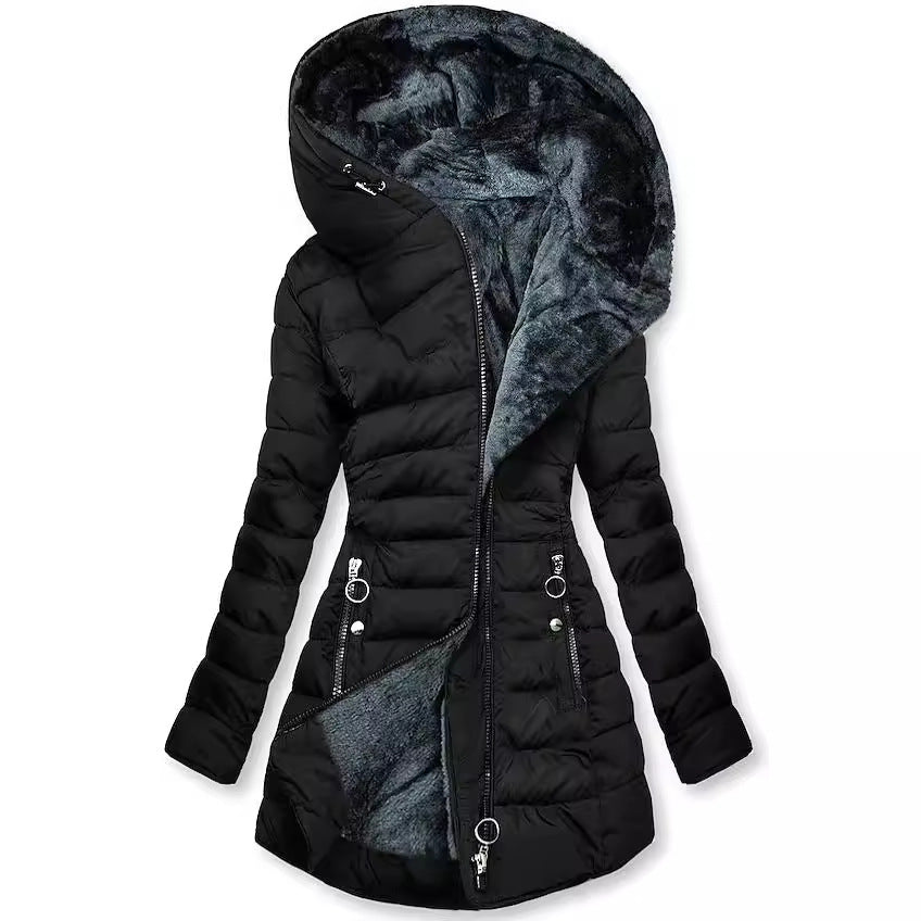 Giulia | Lange Winterjas met Warmtebescherming en Elegante Dagelijkse Stijl