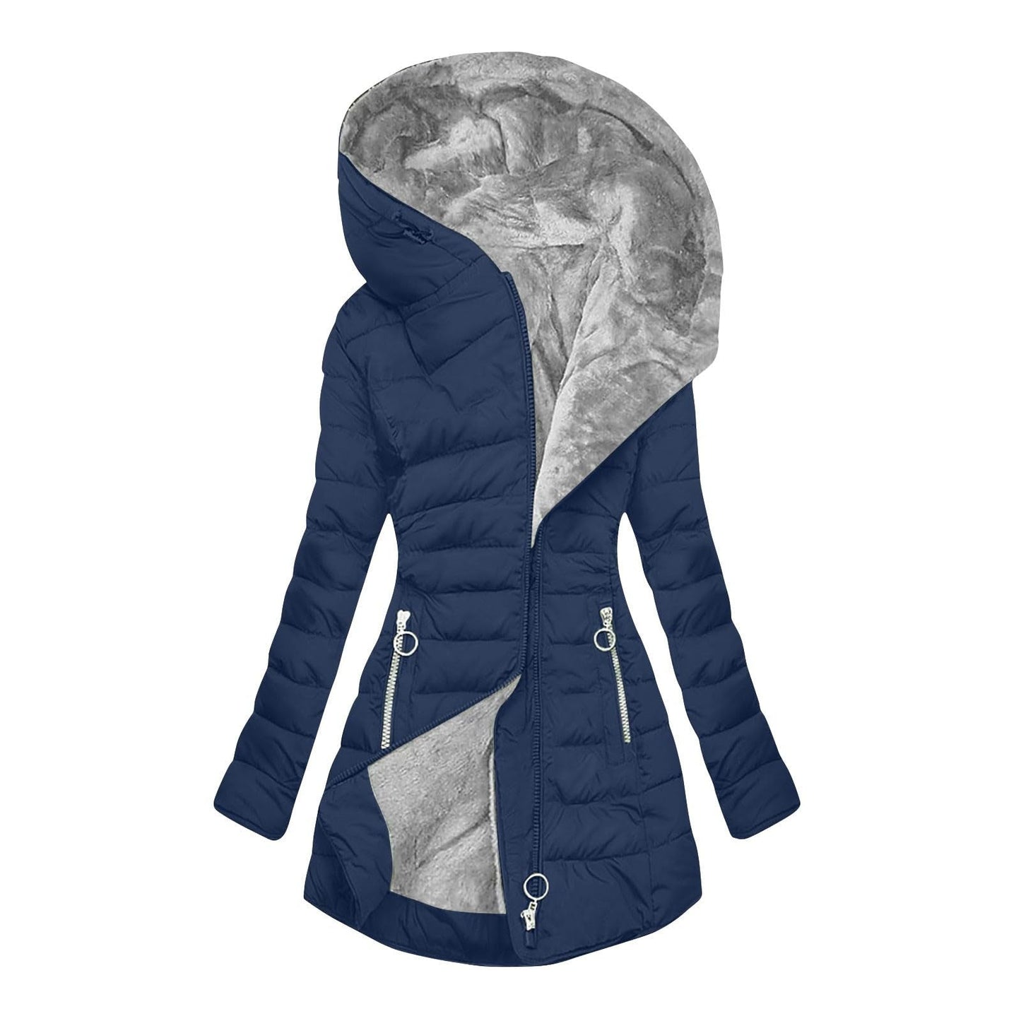 Giulia | Lange Winterjas met Warmtebescherming en Elegante Dagelijkse Stijl