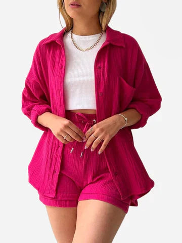 Monique™ | Twee-delig Katoenen Set