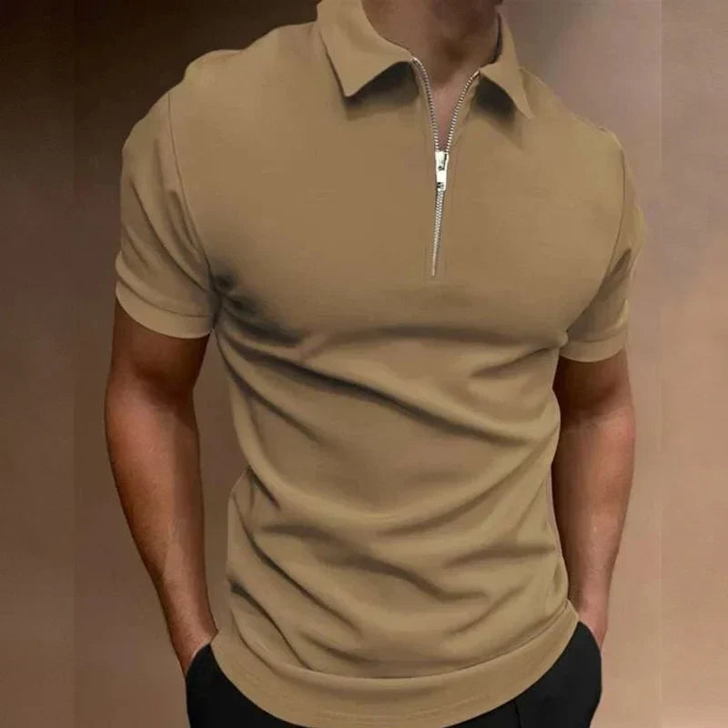 Klassieke polo met rits sluiting (TIJDELIJK 1+1 GRATIS!)