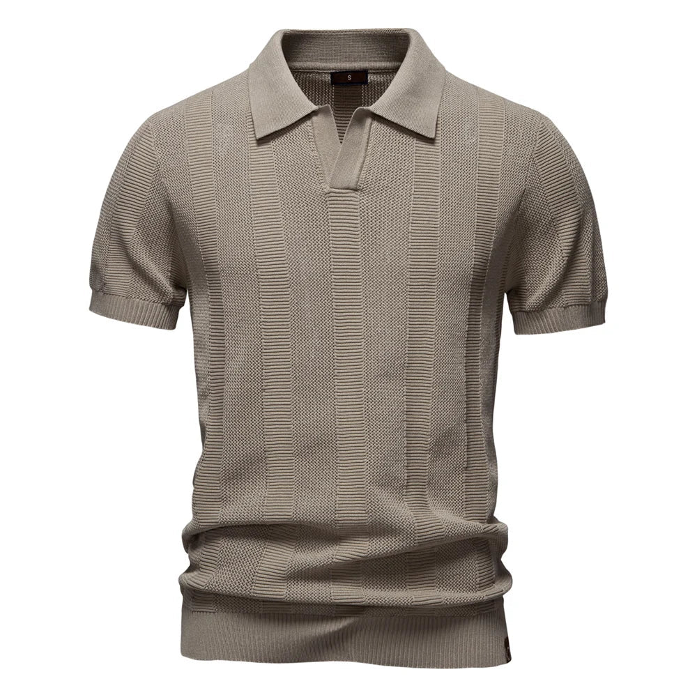 Nalani® | Gestreepte Katoenen Polo