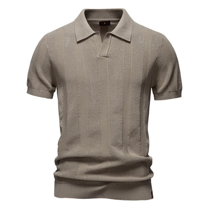 Nalani® | Gestreepte Katoenen Polo