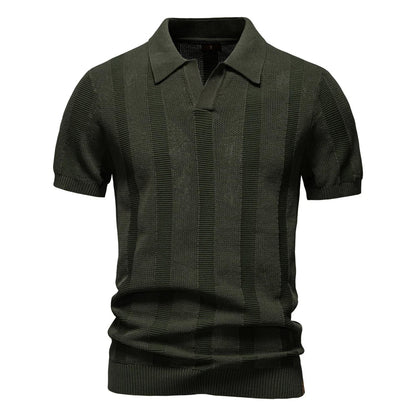Nalani® | Gestreepte Katoenen Polo