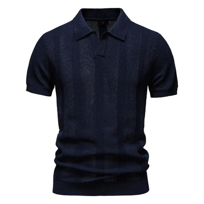 Nalani® | Gestreepte Katoenen Polo