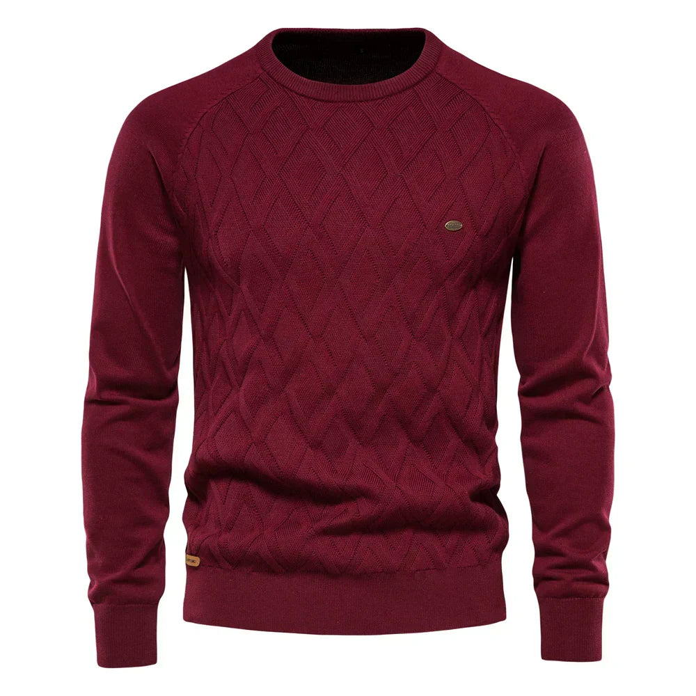 Koelman | Herenpullover met Ruitpatroon