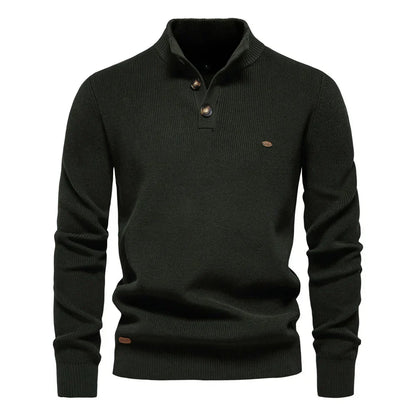 Koelman | Herenpullover met knoopdesign